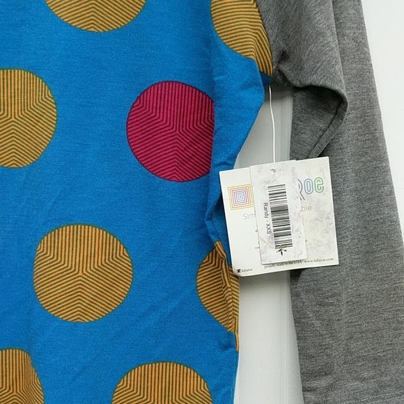 NWT LuLaRoe Randy Top  Size XX-Small  Both! 0 2 - Picture 5 of 12